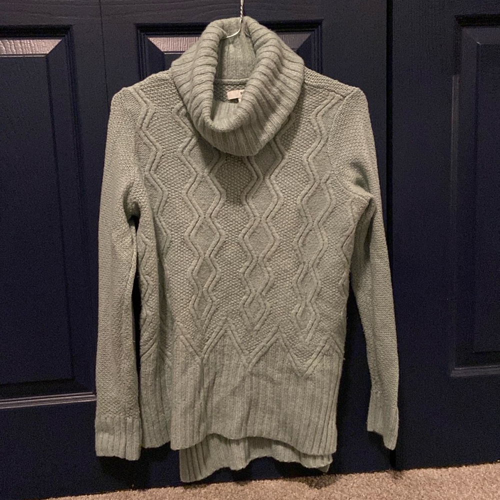 Blue Turtleneck Sweater from Sonoma